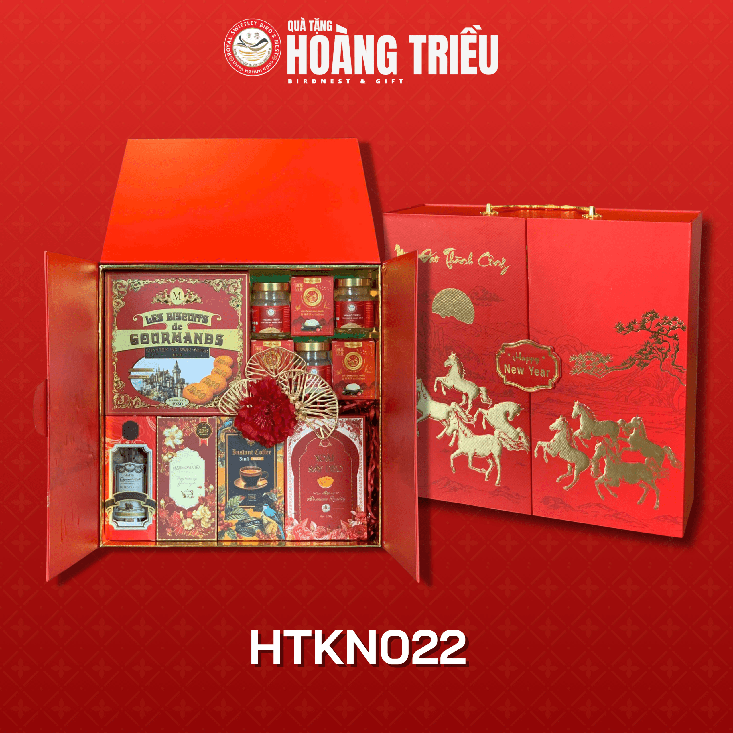 Set quà Tết: Hồng Mã Khởi Vận