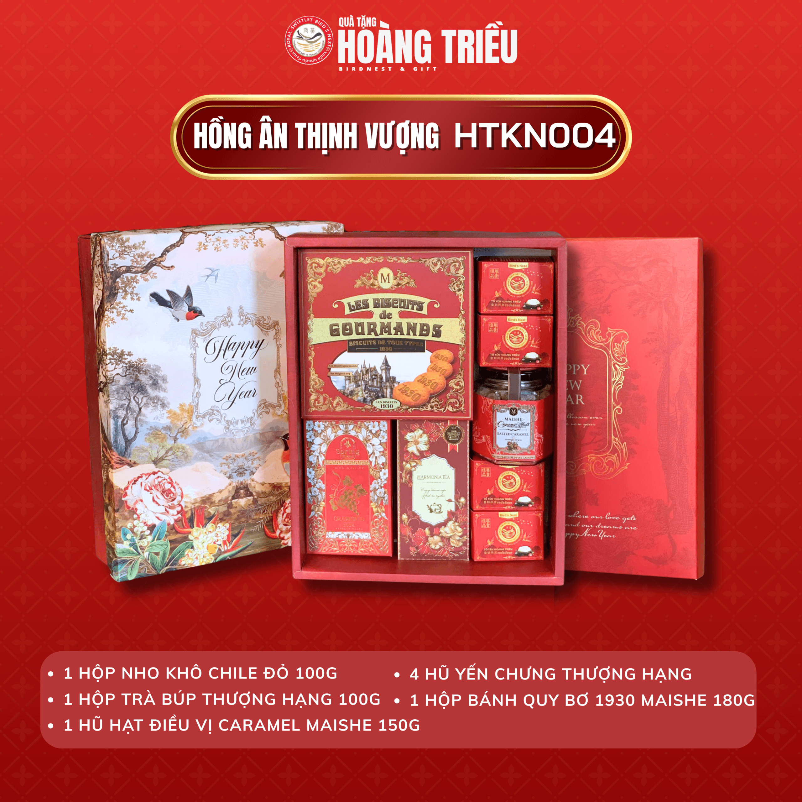 Set quà Tết: Hồng Ân Thịnh Vượng