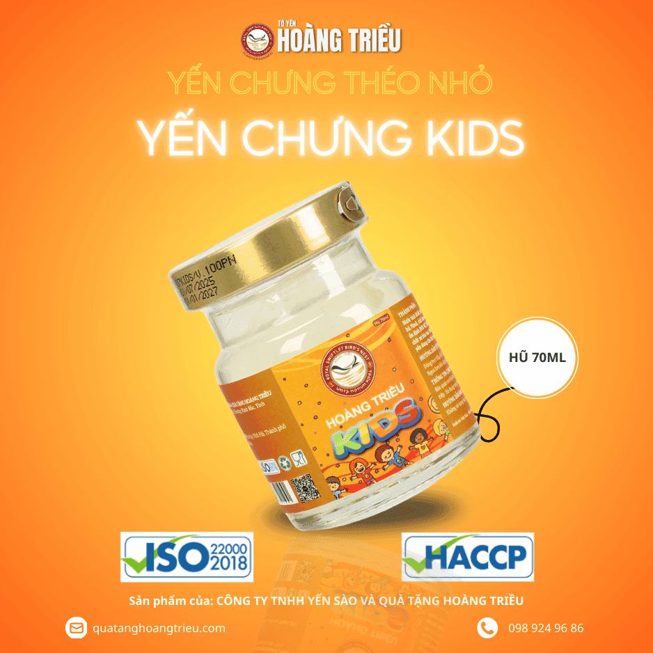 Yến chưng kids théo nhỏ