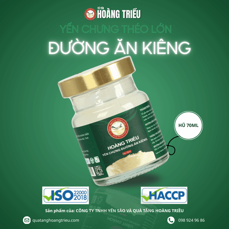 Yến chưng đường ăn kiêng théo lớn