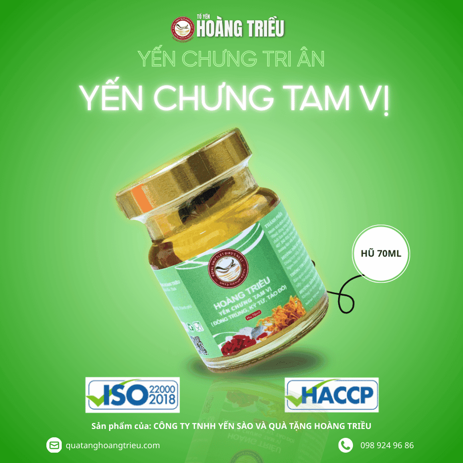 Yến chưng tam vị tri ân