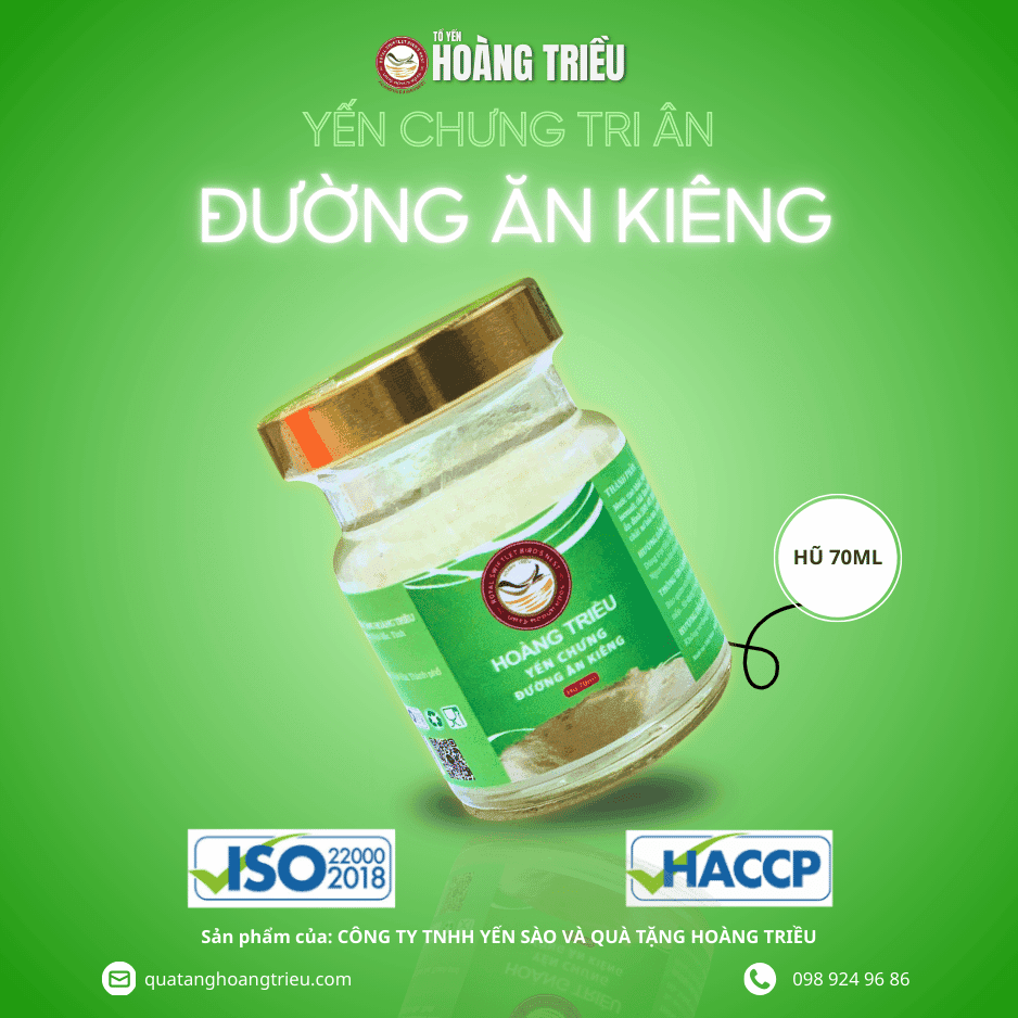 Yến chưng đường ăn kiêng tri ân
