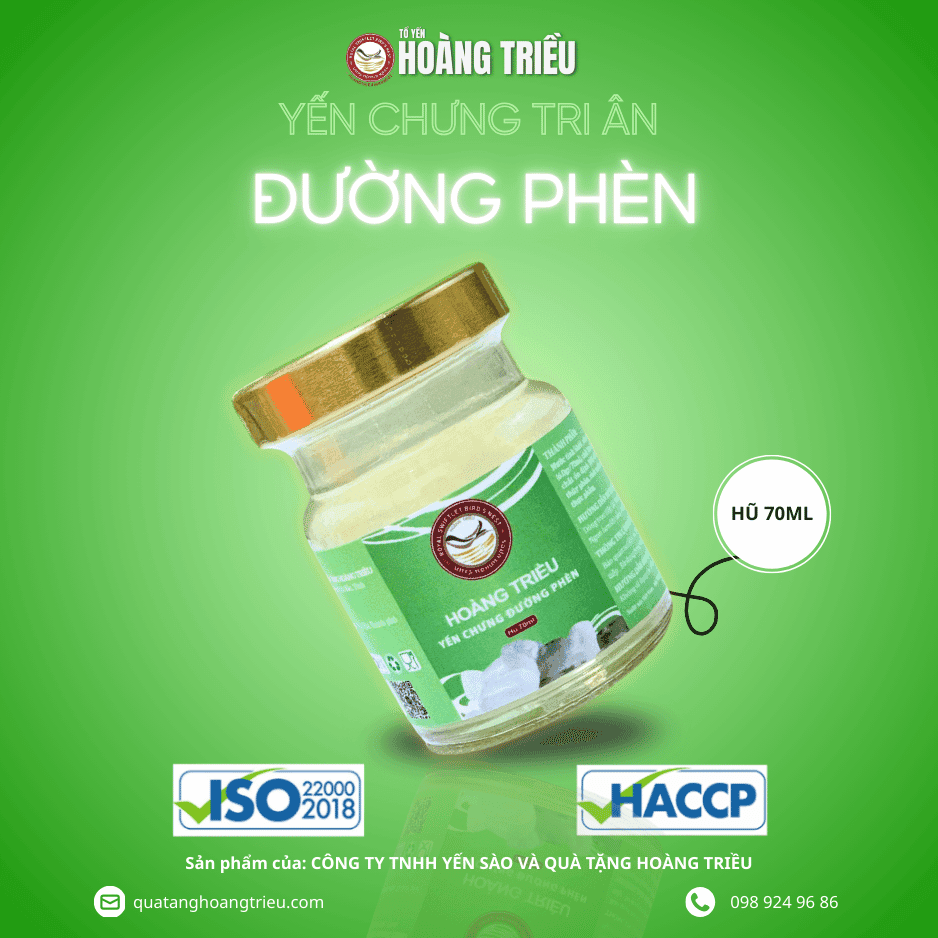 Yến chưng đường phèn tri ân