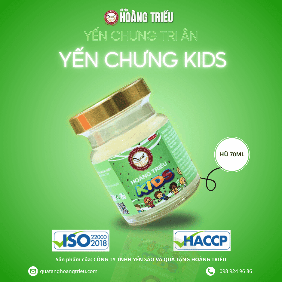 Yến chưng kids tri ân