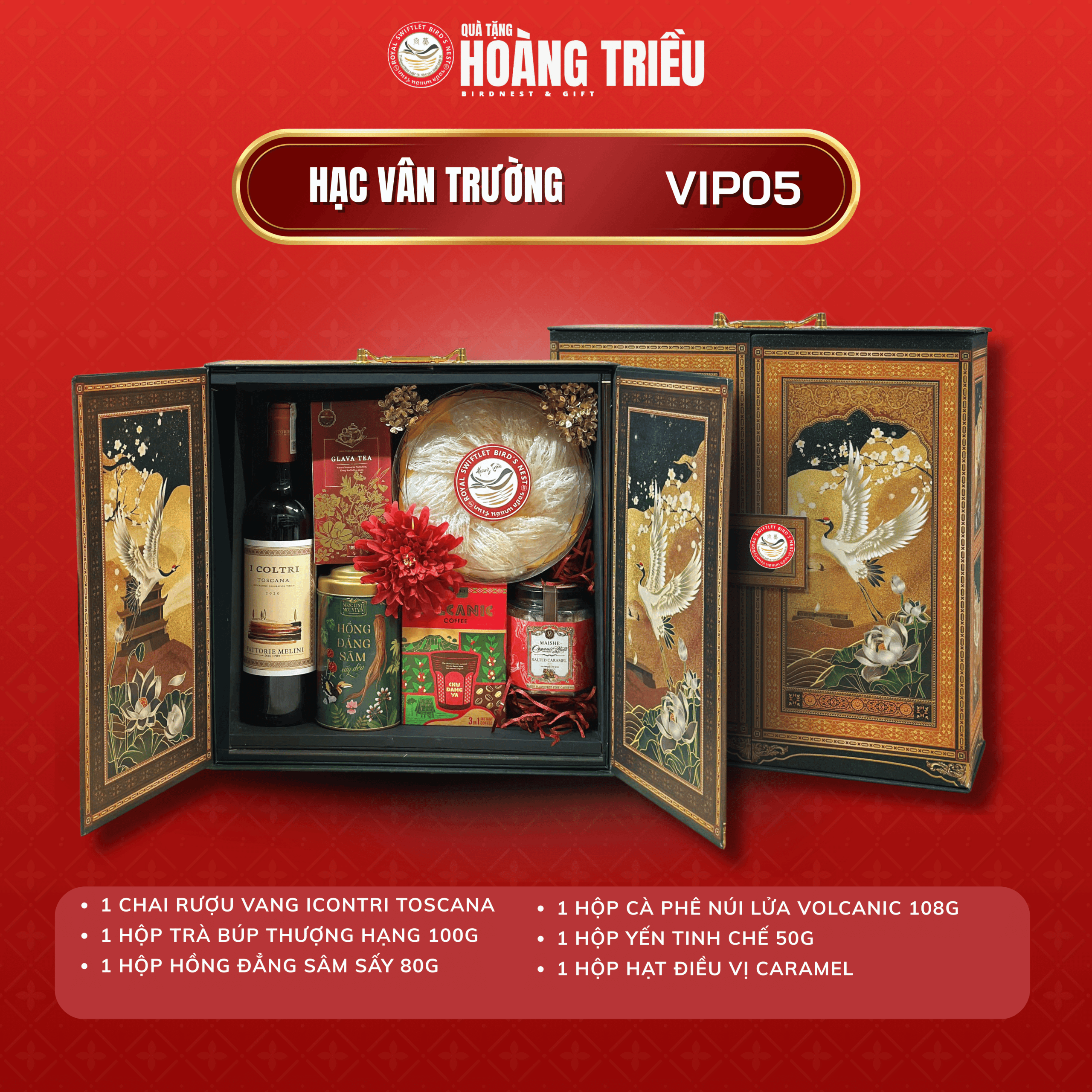 Set quà Tết:  Hạc Vân Trường