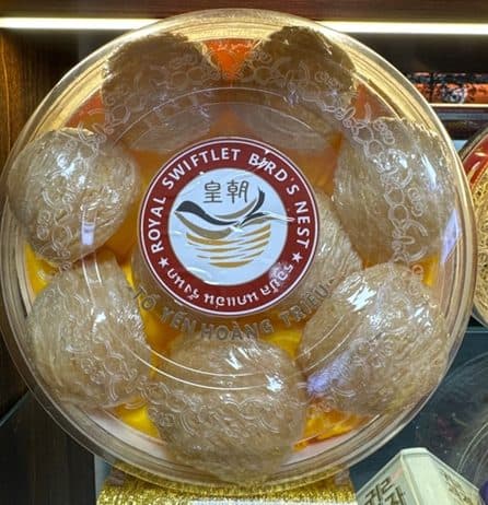 Yến cam rút lông khô 100g